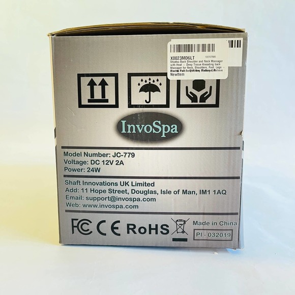 Shiatsu Neck Massager with Case by Invospa - Picture 9 of 10